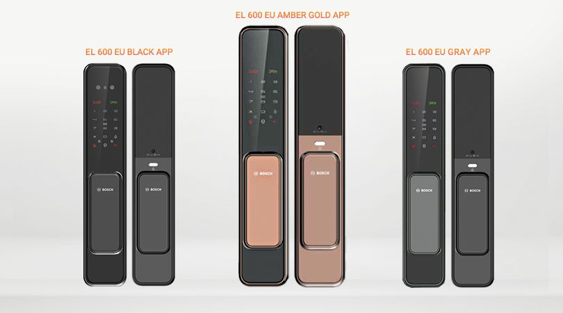 Thiết kế khóa BOSCH EL 600 EU APP tinh xảo